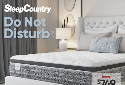 Sleep Country Flyer October 11 to 15