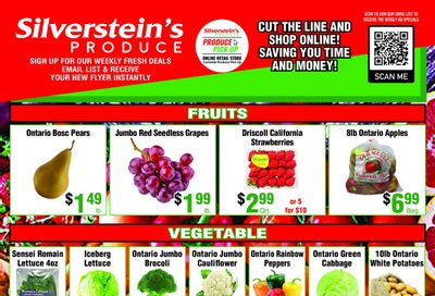 Silverstein's Produce Flyer October 10 to 14