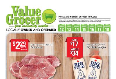 Value Grocer Flyer October 12 to 18