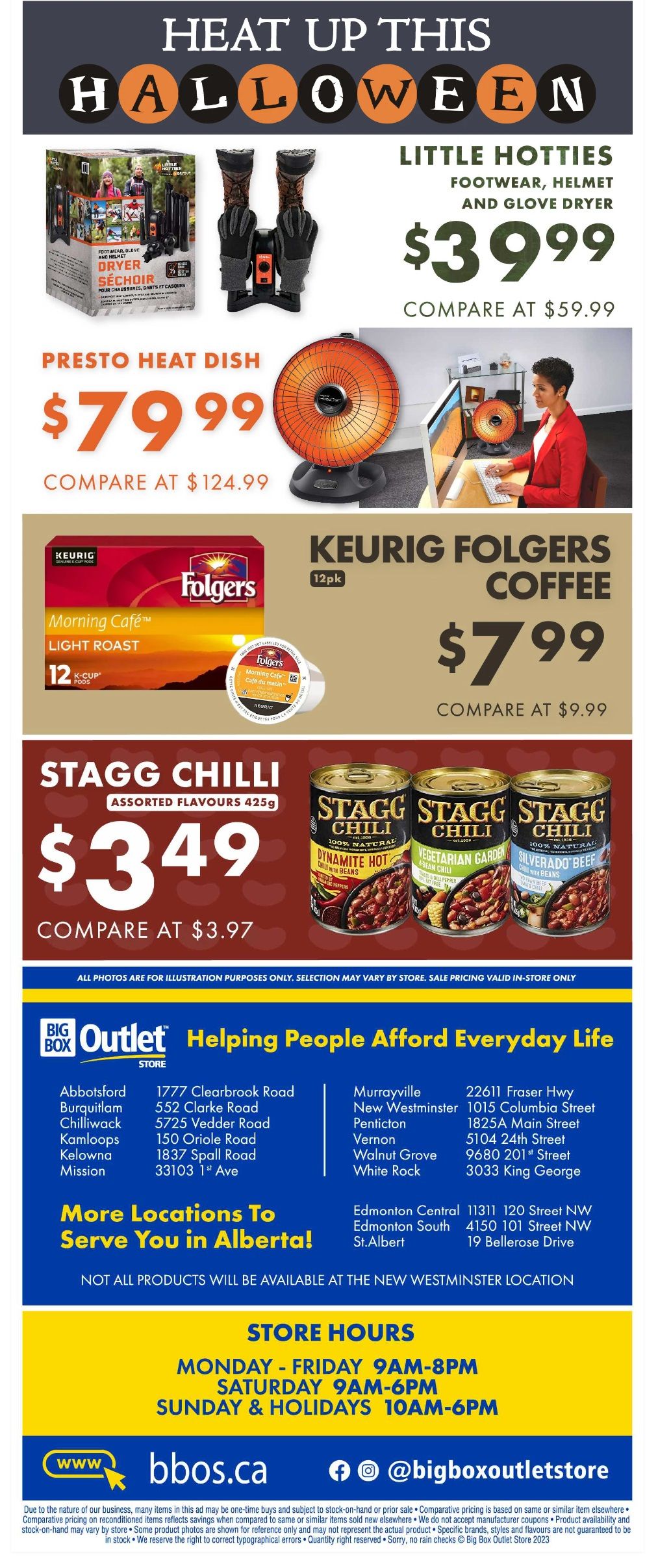 Big Box Outlet Store Flyer October 11 to 17