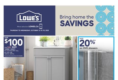 Lowe's (ON) Flyer October 12 to 18