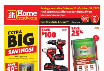 Home Hardware (Atlantic) Flyer October 12 to 18