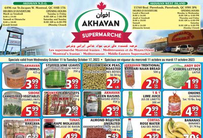 Akhavan Supermarche Flyer October 11 to 17