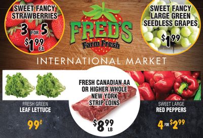 Fred's Farm Fresh Flyer October 11 to 17
