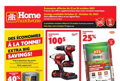 Home Hardware (QC) Flyer October 12 to 18