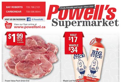 Powell's Supermarket Flyer October 12 to 18