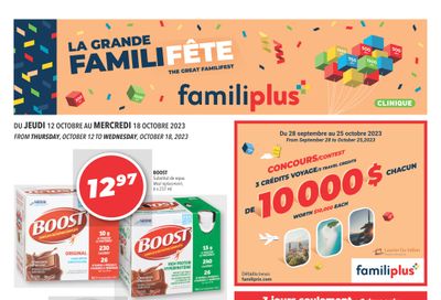 Familiprix Clinique Flyer October 12 to 18