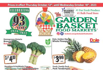 The Garden Basket Flyer October 12 to 18