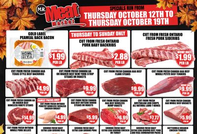 M.R. Meat Market Flyer October 12 to 19