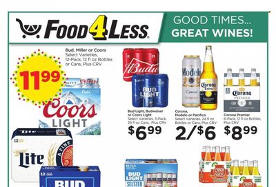 Food 4 Less (CA) Weekly Ad Flyer Specials October 11 to November 7, 2023