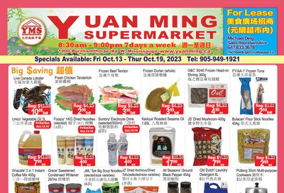 Yuan Ming Supermarket Flyer October 13 to 19