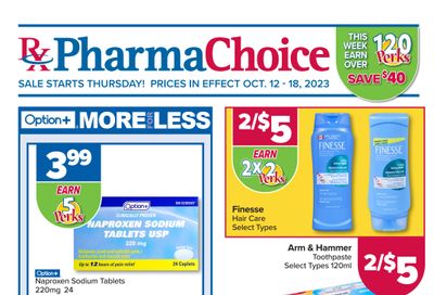 PharmaChoice (BC, AB, SK & MB) Flyer October 12 to 18
