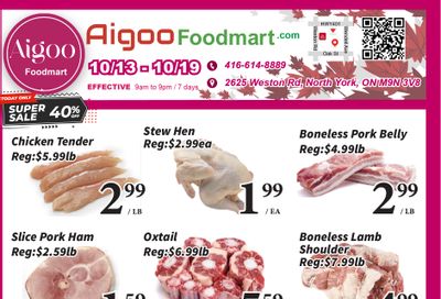 Aigoo Foodmart Flyer October 13 to 19