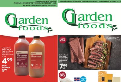 Garden Foods Flyer October 12 to 25