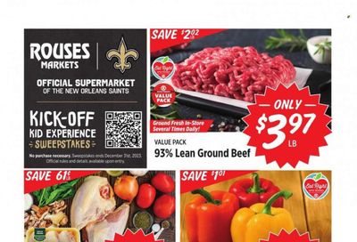 Rouses Markets (AL) Weekly Ad Flyer Specials October 11 to October 18, 2023