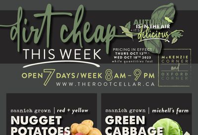The Root Cellar Flyer October 12 to 18
