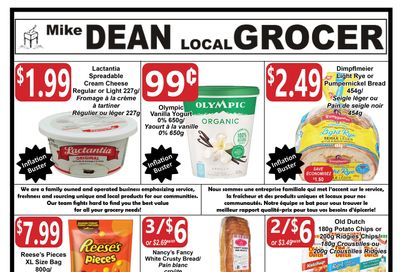 Mike Dean Local Grocer Flyer October 13 to 19
