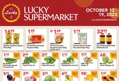 Lucky Supermarket (Calgary) Flyer October 13 to 19