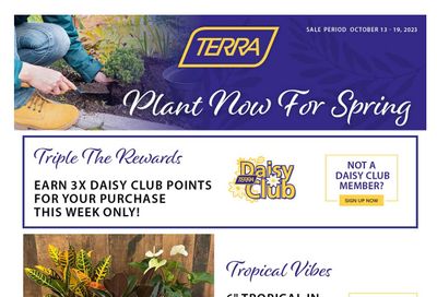 Terra Greenhouses Flyer October 13 to 19