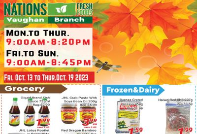 Nations Fresh Foods (Vaughan) Flyer October 13 to 19