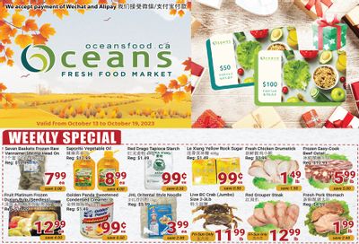 Oceans Fresh Food Market (Mississauga) Flyer October 13 to 19