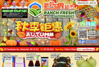 Ranch Fresh Supermarket Flyer October 13 to 19