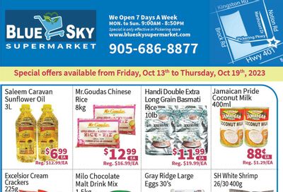 Blue Sky Supermarket (Pickering) Flyer October 13 to 19