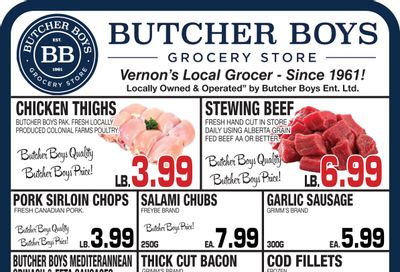 Butcher Boys Grocery Store Flyer October 11 to 19