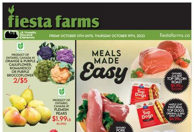 Fiesta Farms Flyer October 13 to 19