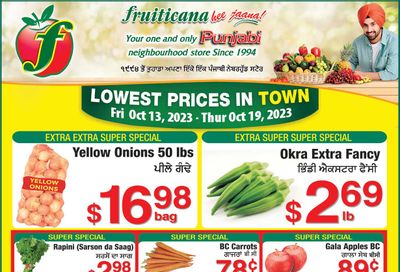 Fruiticana (Calgary) Flyer October 13 to 19