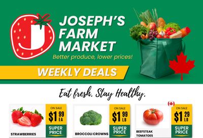 Joseph's Farm Market Flyer October 13 to 18
