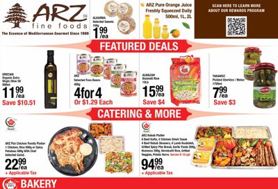 Arz Fine Foods Flyer October 13 to 19