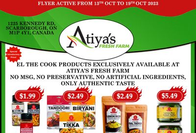 Atiya's Fresh Farm Flyer October 13 to 19