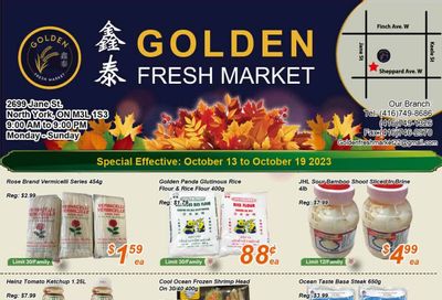 Golden Fresh Market Flyer October 13 to 19