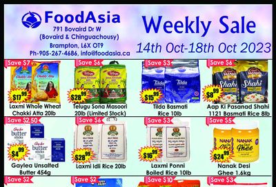 FoodAsia Flyer October 14 to 18