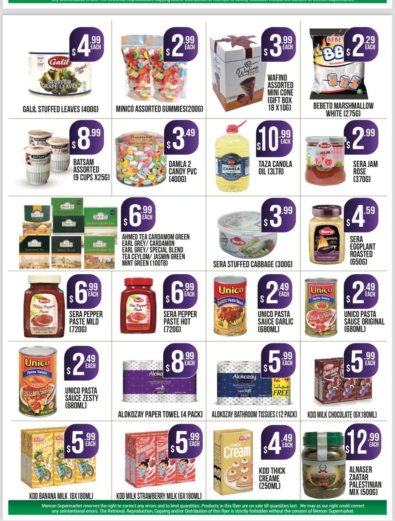 Memon Supermarket Flyer October 7 to 18