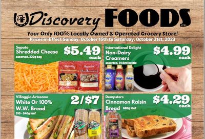 Discovery Foods Flyer October 15 to 21