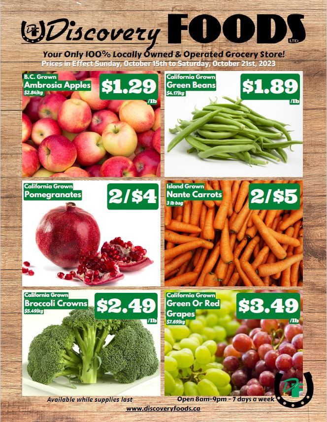 Discovery Foods Flyer October 15 to 21