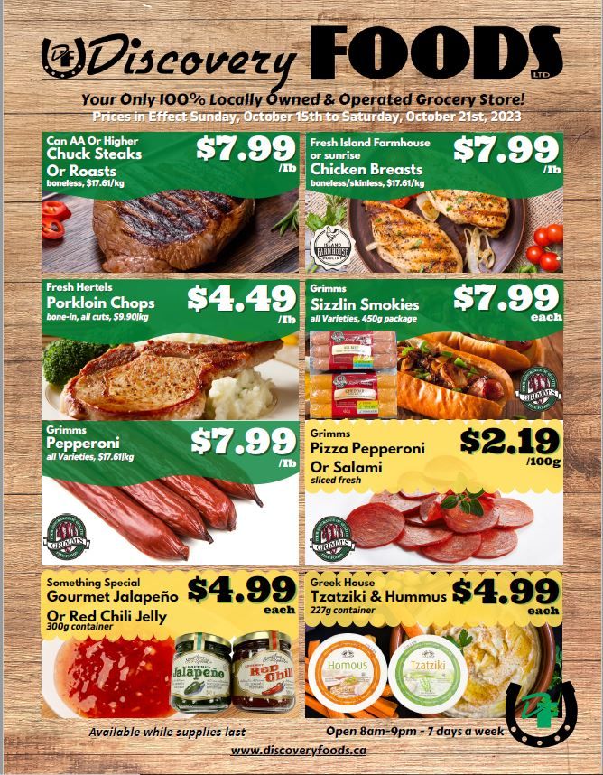 Discovery Foods Flyer October 15 to 21