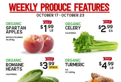 Pomme Natural Market Weekly Produce Flyer October 17 to 23