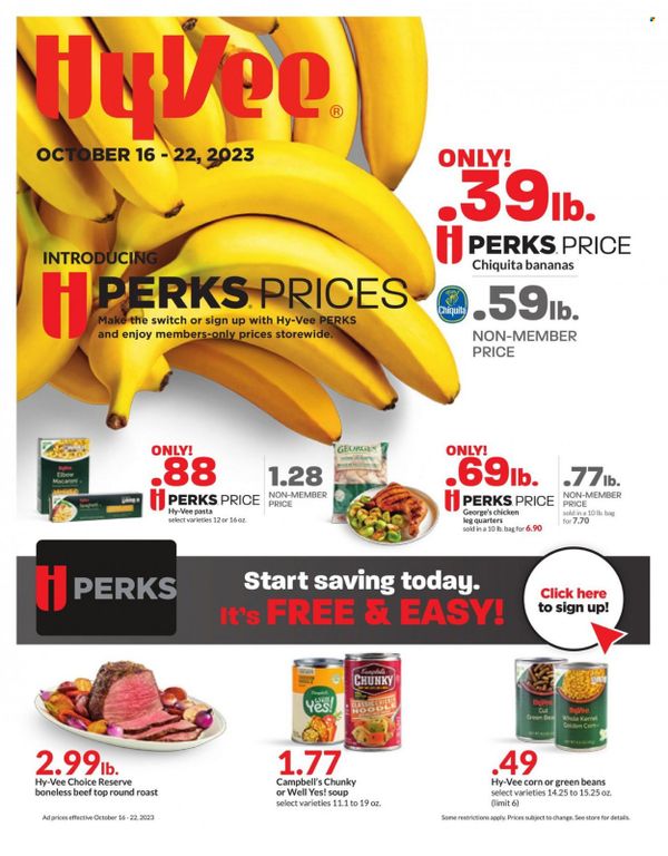 HyVee (IA, IL, MN, MO, SD) Weekly Ad Flyer Specials October 16 to