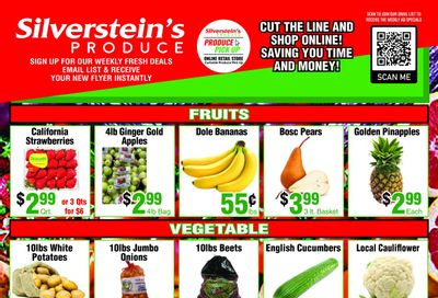Silverstein's Produce Flyer October 17 to 21