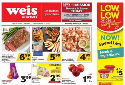 Weis (MD, NY, PA) Weekly Ad Flyer Specials October 12 to November 1, 2023