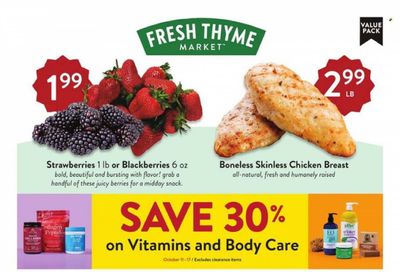 Fresh Thyme Weekly Ad Flyer Specials October 11 to October 17, 2023