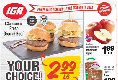 IGA (IL) Weekly Ad Flyer Specials October 11 to October 17, 2023