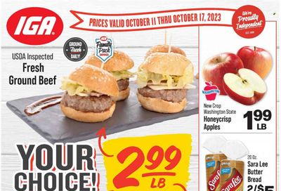 IGA (IN) Weekly Ad Flyer Specials October 11 to October 17, 2023