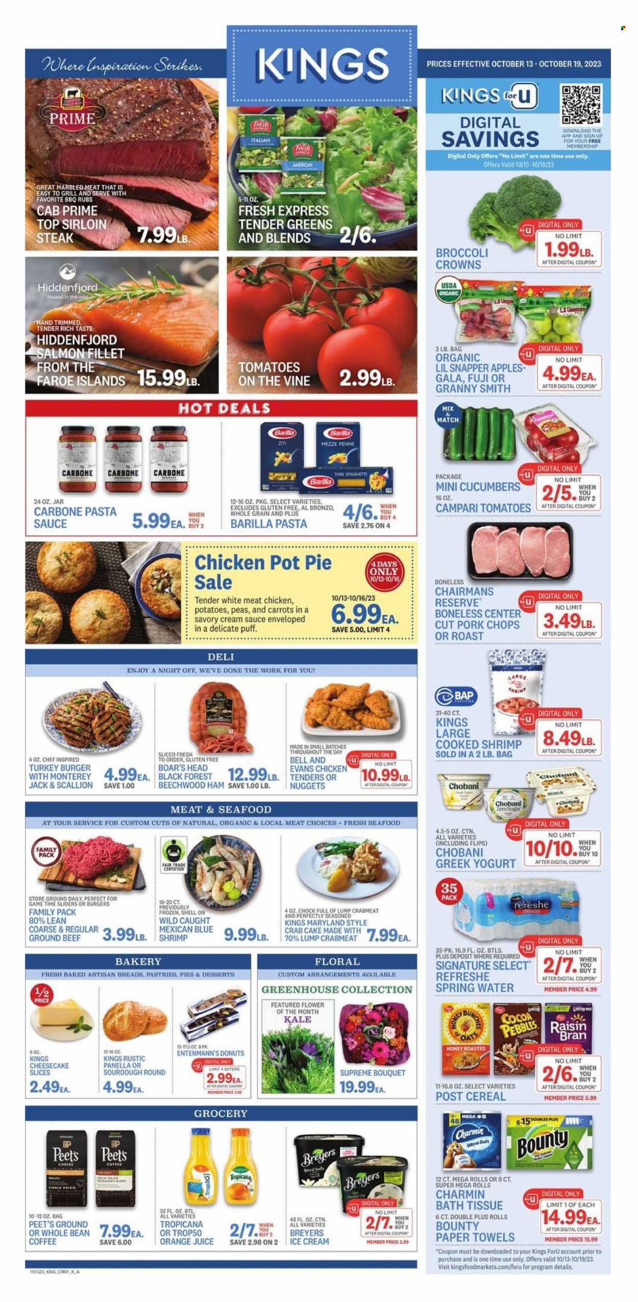 Kings Food Markets (CT, NJ, NY) Weekly Ad Flyer Specials October 13 to October 19, 2023