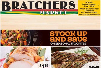 Bratchers Market (MO) Weekly Ad Flyer Specials October 11 to October 17, 2023