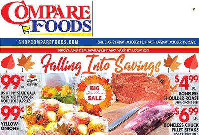 Compare Foods (CT, MD, NC, NJ, NY, RI) Weekly Ad Flyer Specials October 13 to October 19, 2023