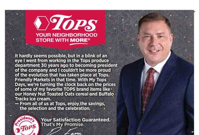 Tops Weekly Ad Flyer Specials October 15 to October 21, 2023